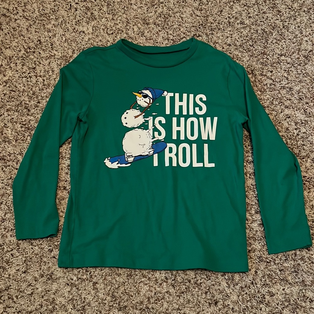 Boys long sleeved tee